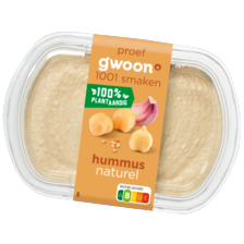 g'woon hummus naturel of pikant
